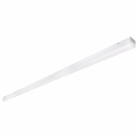 NUVO 8 ft. LED, Linear Strip Light, Wattage and CCT Selectable, White Finish, Microwave Sensor 65/1702
